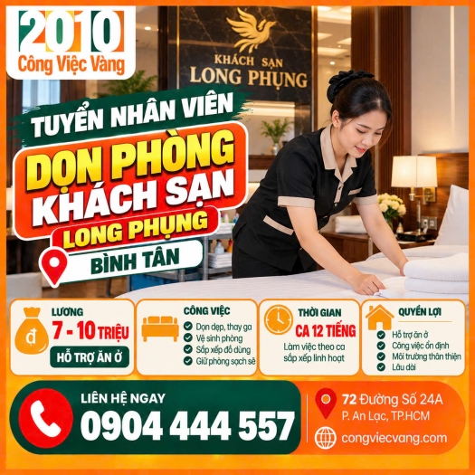 KHÁCH SẠN QUỲNH HƯƠNG CẦN TUYỂN NAM,NỮ TẠP VỤ