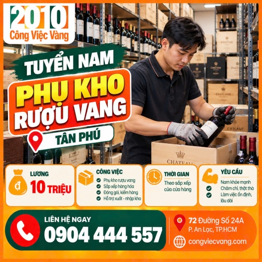 KHO RƯỢU VANG LES BLUES CẦN TUYỂN 
