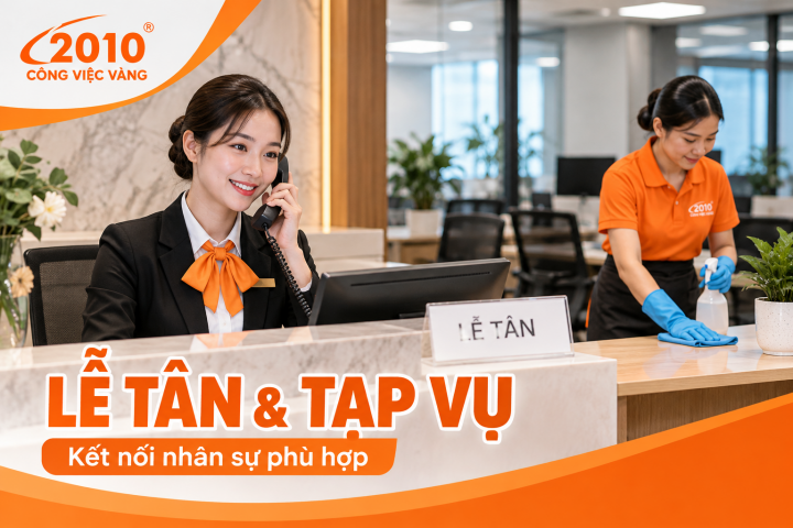 Dịch Vụ Cung Ứng Nhân Viên Lễ Tân & Tạp Vụ TPHCM