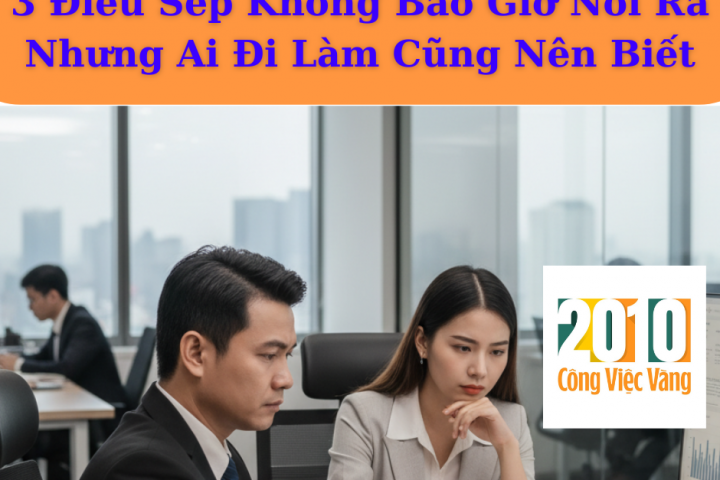 3 Điều Sếp Không Bao Giờ Nói Ra Nhưng Ai Đi Làm Cũng Nên Biết