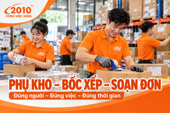 Dịch Vụ Cung Ứng Nhân Viên Phụ Kho, Bốc Xếp & Soạn Đơn TPHCM