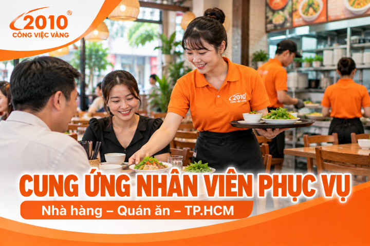 Dịch Vụ Cung Ứng Nhân Viên Phục Vụ Nhà Hàng, Quán Ăn TPHCM